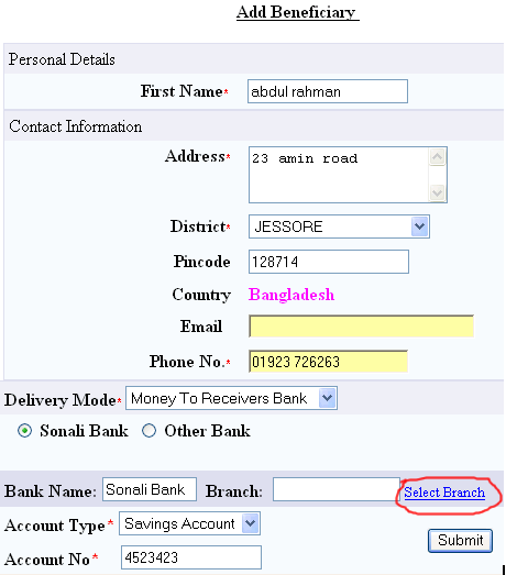Beneficiary