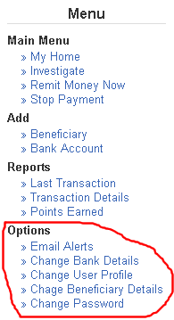 Option Menu